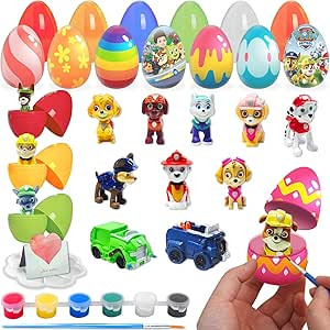 Filled Easter Eggs with Surprise Toys Inside, Paw-Pa-tr-ol Easter Basket Stuffers for Toddler, Ea... | Amazon (US)