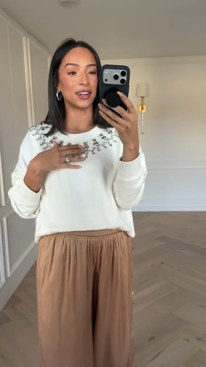 Use my early access code NENA30 for 30% off Anthropologie + Spend $200 Now, Get $50 Later for Holiday Gifting, 12/11 - 12/25!! Wearing size embellished sweater and size M balloon pants 

Holiday outfit 
Holiday party outfit 
Anthropologie sale 
Winter outfit
Winter fashion 
Fair isle sweater


#LTKSeasonal #LTKHoliday #LTKBump