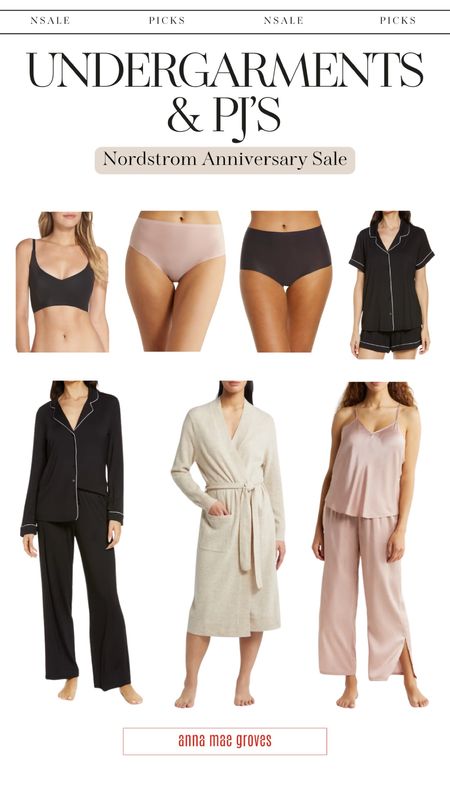 Nordstrom Anniversary Sale Undergarments & PJ’s. Here are some of my favorites and some that caught my eye. Once you try Chantelle underwear you will never go back.  The & co bras have adjustable straps and are so seamless. 

wireless bra, pajamas, silk pajamas, robe, cashmere, underwear, seamless bra. 

#LTKOver40 #LTKStyleTip #LTKxNSale