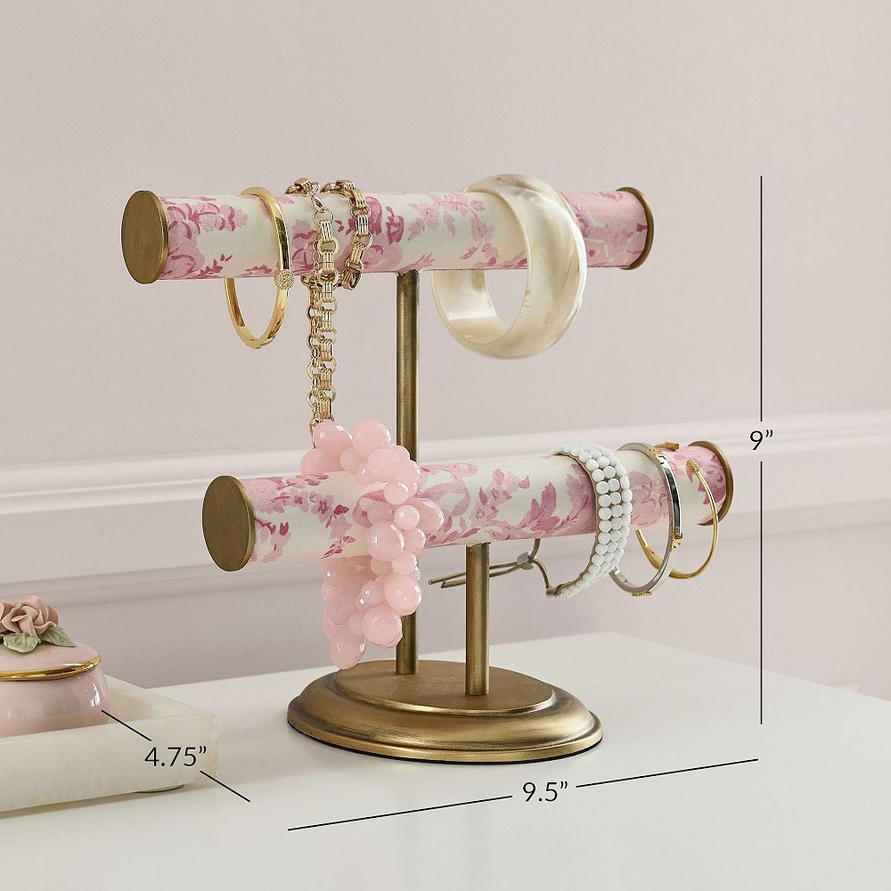 LoveShackFancy Pink Damask Bracelet Holder | Pottery Barn Teen