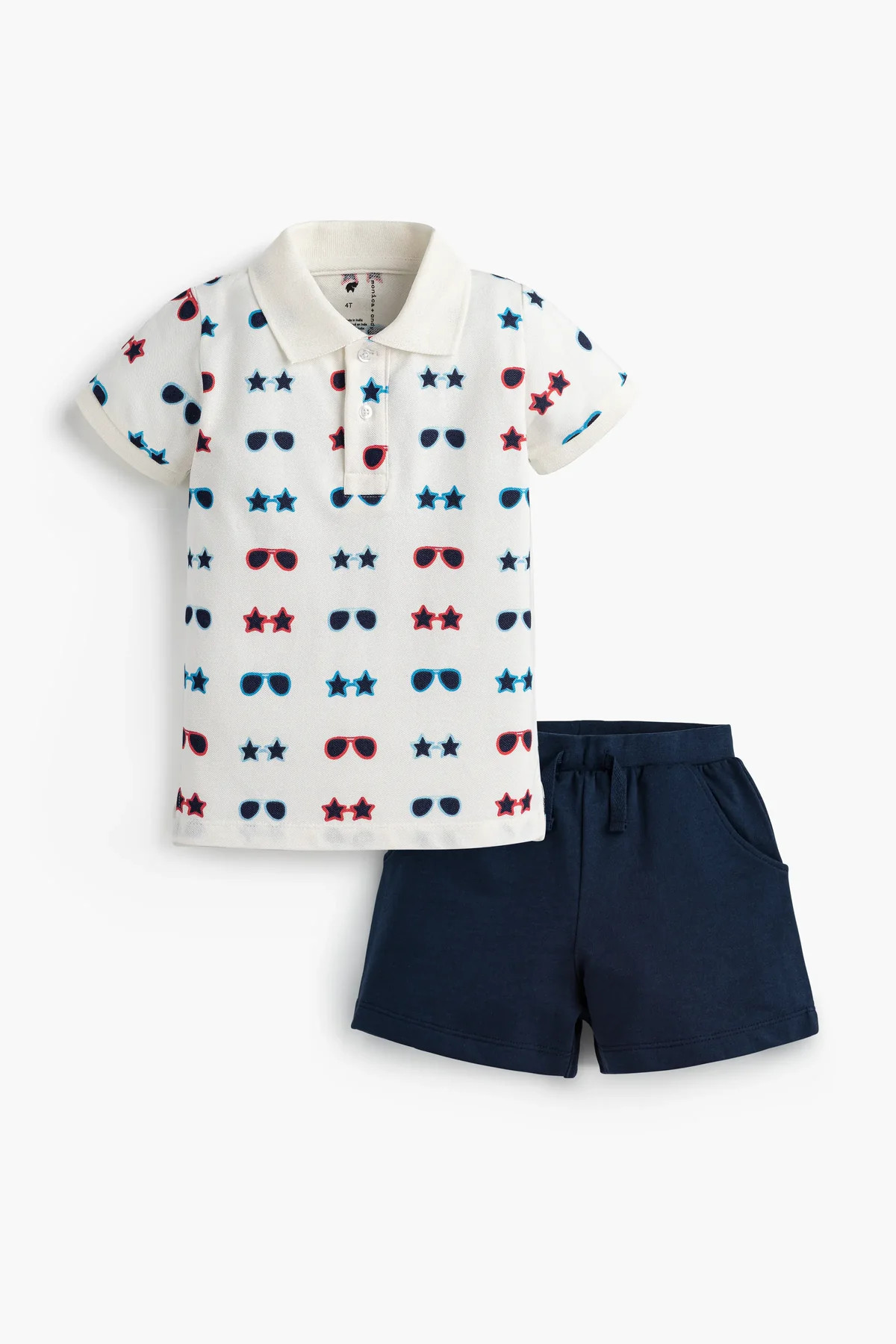 Short Sleeve Polo + Pocket Short Set - Organic Baby, Toddler, & Kids Clothes - Monica + Andy | Monica + Andy