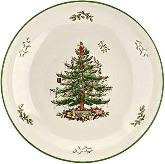 Spode Christmas Tree Pasta Bowl - Large 13-Inch Serving Bowl, Dishwasher, Microwave & Freezer Saf... | Amazon (US)