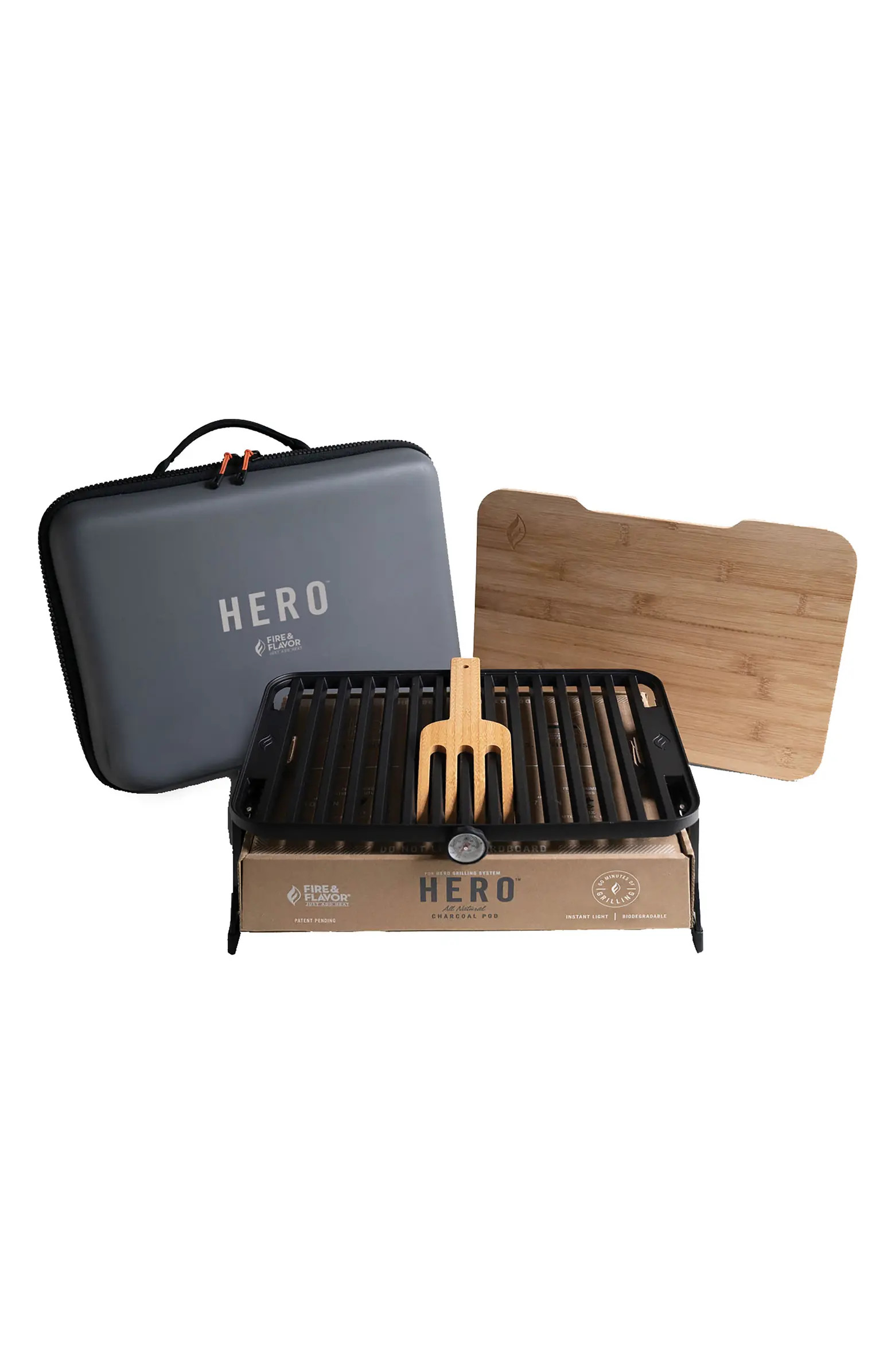 FIRE AND FLAVOR Hero™ Portable Charcoal Grill System | Nordstrom | Nordstrom