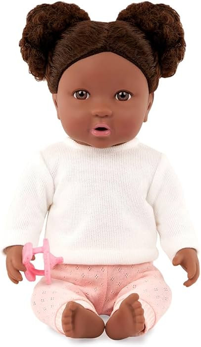 LullaBaby – 14-inch Realistic Baby Doll – Curly Dark-Brown Hair, Brown Eyes & Soft Body – S... | Amazon (CA)