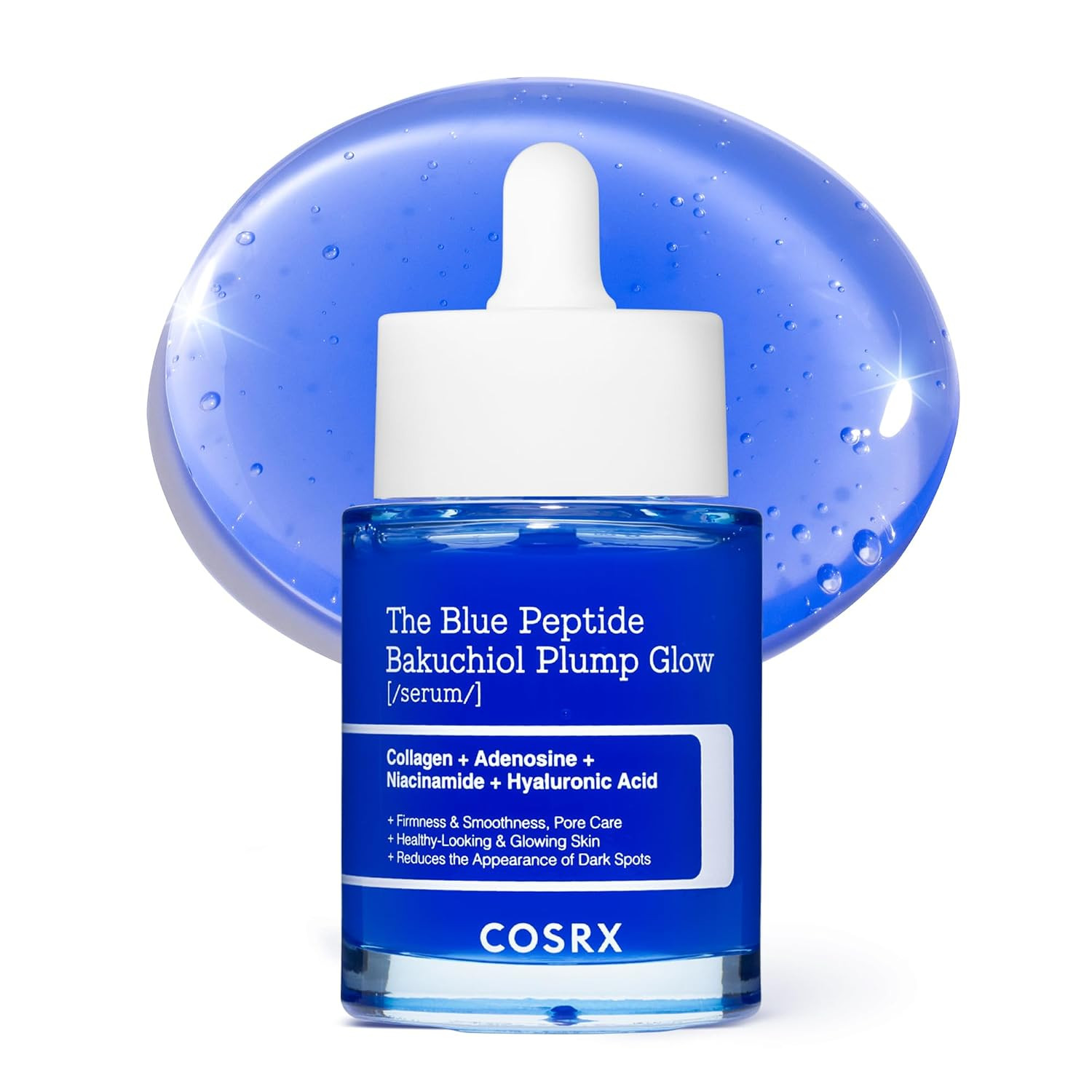COSRX The Blue Copper Peptide Bakuchiol Serum, Glow & Plumping, 1.69 Fl Oz | Amazon (US)