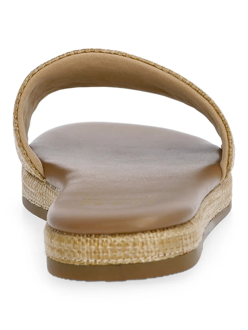 Madden NYC Women's Raffia Slide Sandals | Walmart (US)