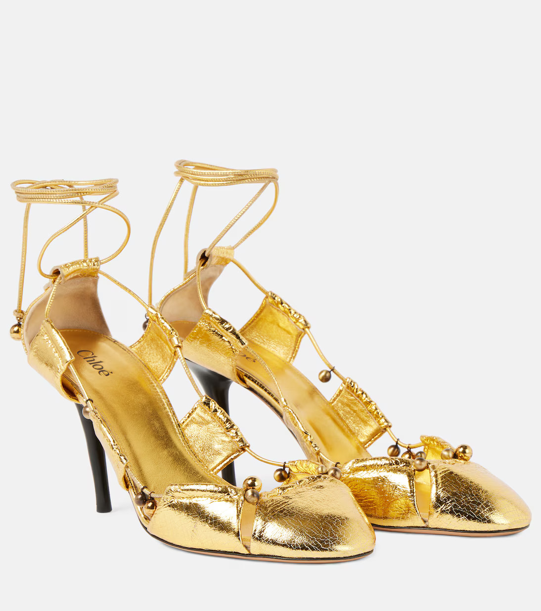 Luna metallic leather pumps | Mytheresa (INTL)