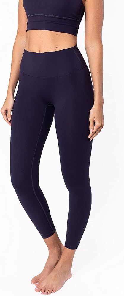 Glow Athletica Women’s Buttery Soft High Waisted Workout Leggings - Squat Proof 7/8 Length Yoga Pant | Amazon (US)