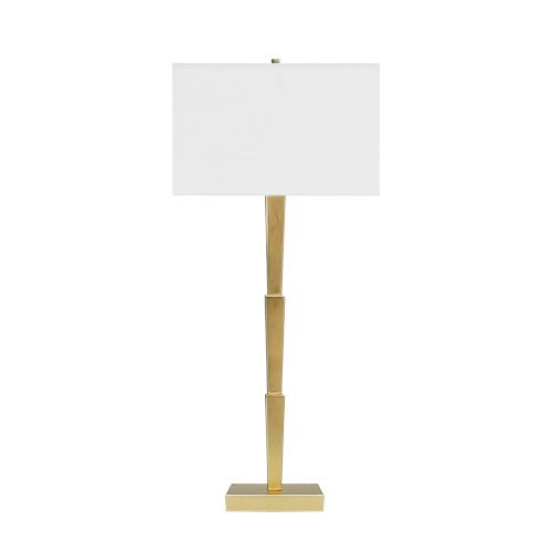 Gold Leaf 32-Inch Table Lamp | Bellacor