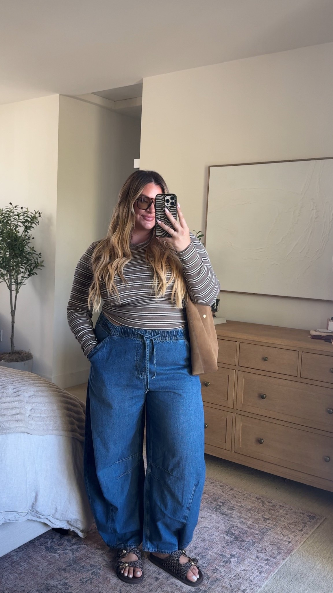 early fall ootd ❤️‍🔥 wearing XL tall in the pants and XL in the top! jeans are currently up to 40% off @gap denim sale event hehe and they come in 15+ colors!! use my code VANESSA15 for extra 15% off, it’s stackable hehe 

#howyouweargap #gappartner

#LTKSeasonal #LTKMidsize #LTKStyleTip