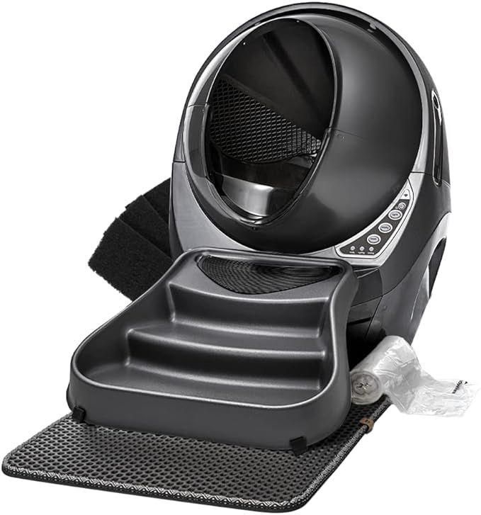 Litter-Robot 3 Core Bundle by Whisker (Grey) - Self-Cleaning Cat Litter Box, Includes Litter-Robo... | Amazon (US)
