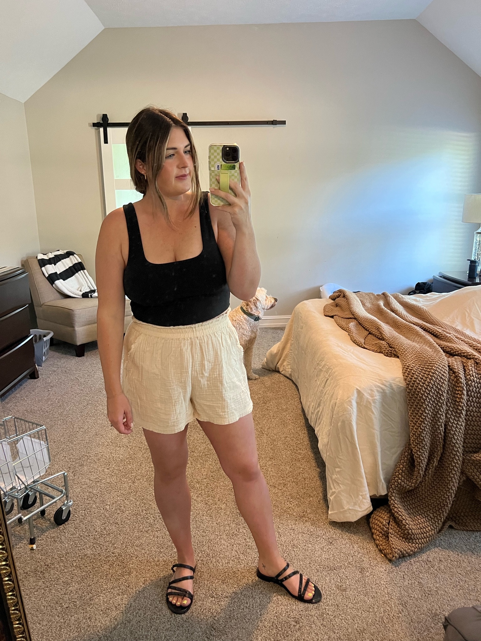Day 3/7 of casual and comfy outfits 

Midsize outfit | comfy outfit | summer outfit inspiration | high waisted linen shorts | aerie shorts | Abercrombie | square neck | crop tank 

#LTKstyletip #LTKunder50 #LTKSeasonal