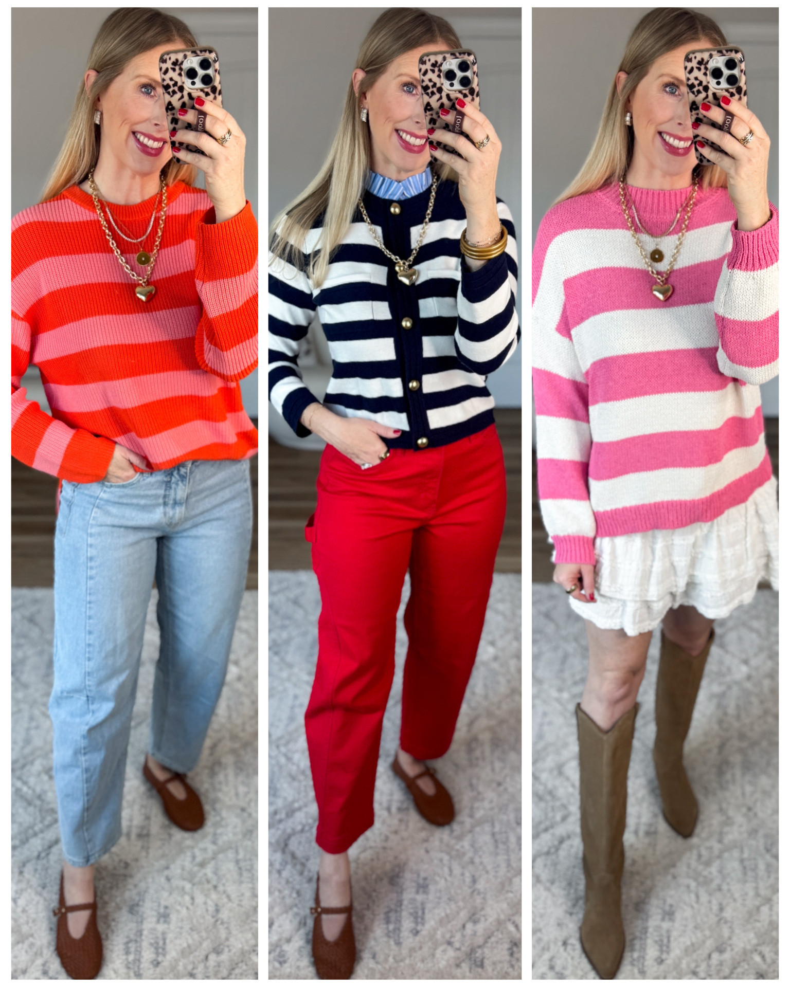 Daily try on, Walmart outfit, Walmart fashion, Walmart try on, striped sweater 

#LTKootd #LTKmomlife