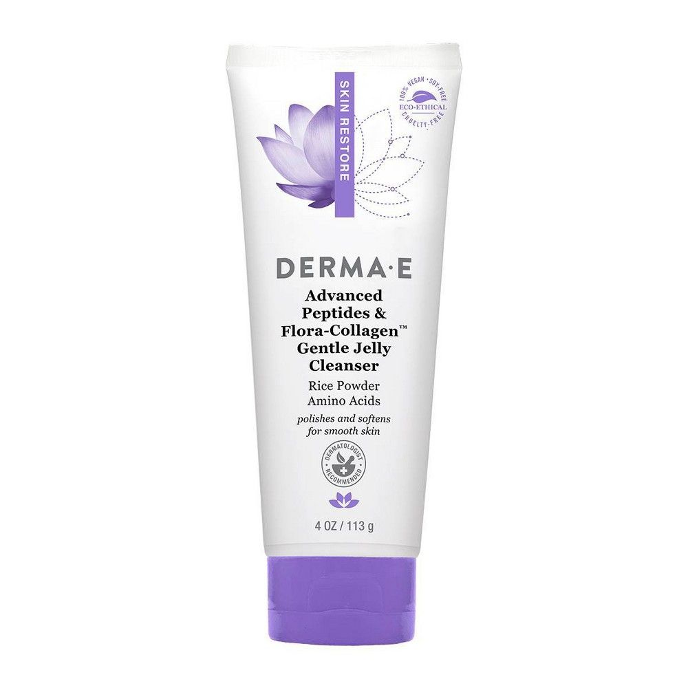 derma e Advanced Peptides & Collagen Jelly Face Cleanser - 4oz | Target