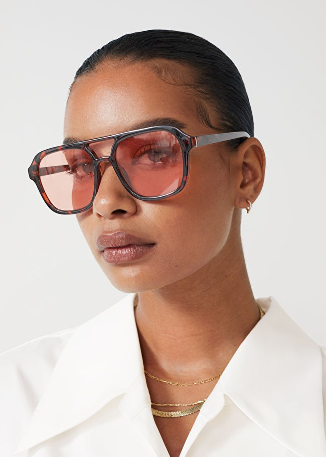 Eckige Oversized-Sonnenbrille | & Other Stories (DE + FR)