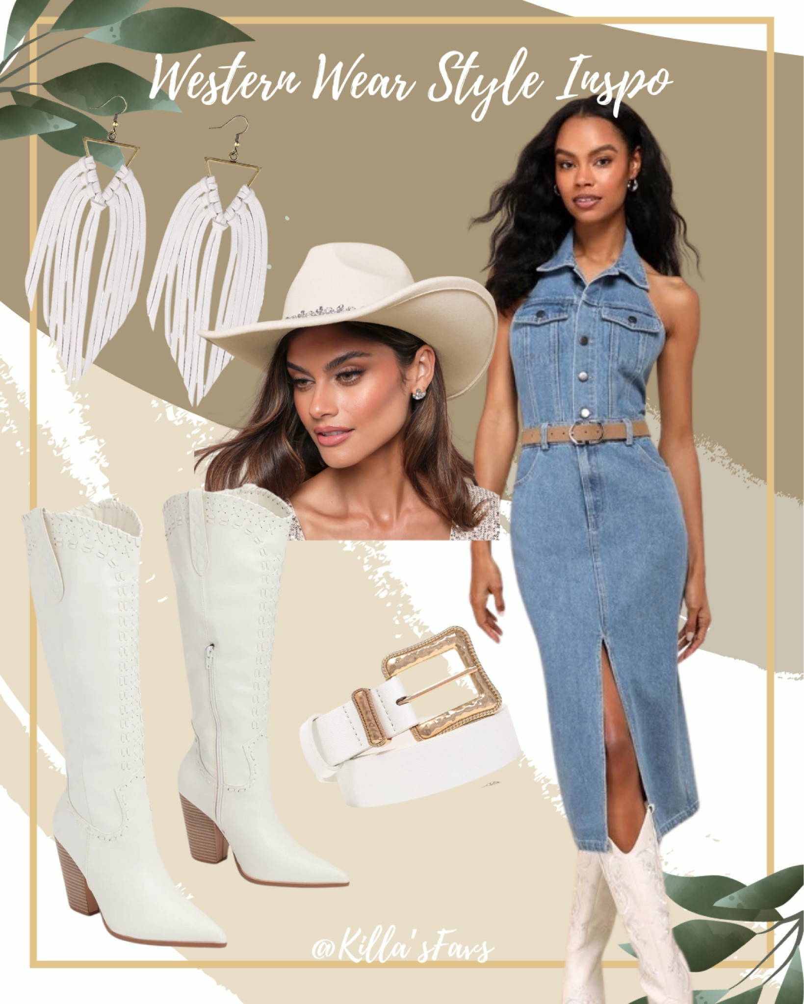 Western wear is trending for 2024🤠

Make sure you have some key western pieces to spice up your wardrobe this spring and summer! Plus, who doesn’t love a little country😉

#westernwear #western #cowboy #cowgirl #trending #trendingstyle #trendy #spring #springfashion #country #boots #denim 

#LTKstyletip #LTKFestival #LTKshoecrush