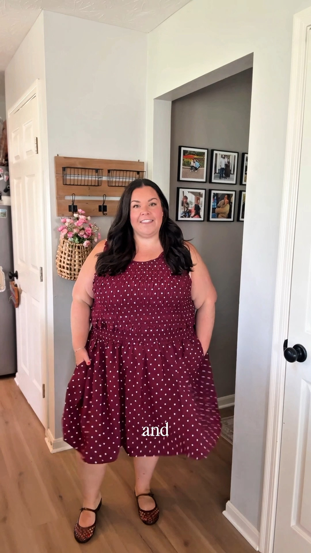 Obsessed with this polka dot dress! I’m in a 2x, fits tts. The whole top is smocked so it fits super well! 

Plus size fall dresses

#LTKPlusSize #LTKPetite #LTKMidsize