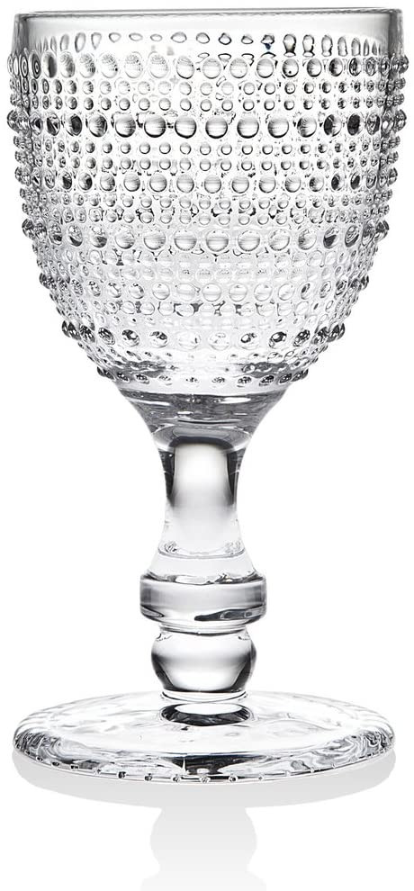 Godinger Wine Glasses Goblets, Beverage Stemmed Glass Cups - Lumina, 9oz, Set of 4 | Amazon (US)