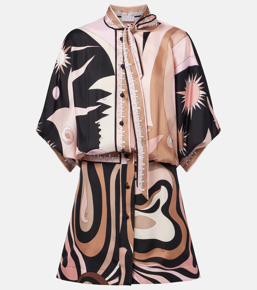 Stella silk twill minidress | Mytheresa (US/CA)