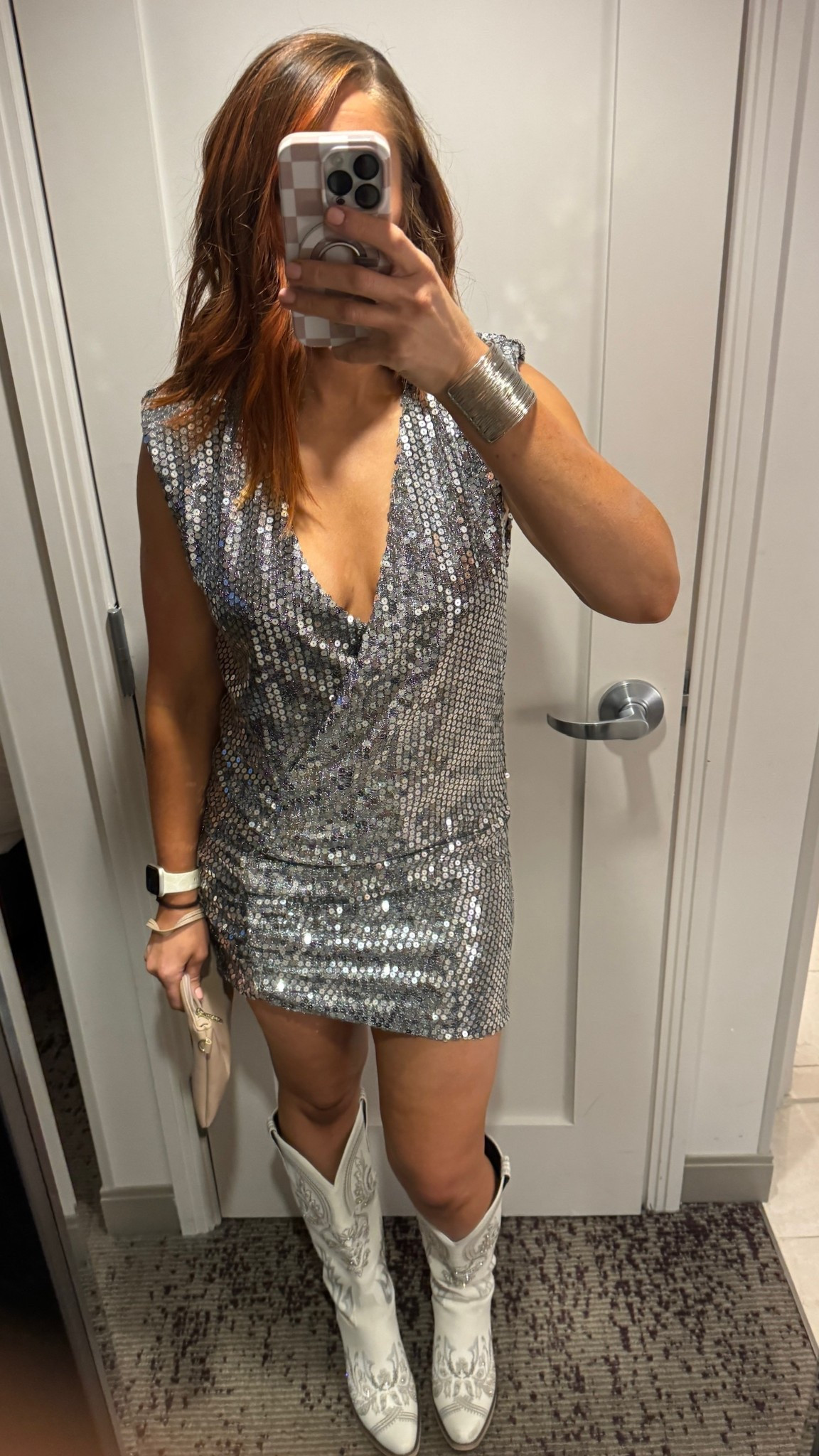 Fun girls night outfit idea or for a bachelorette party! 

#LTKShoeCrush #LTKMidsize #LTKStyleTip