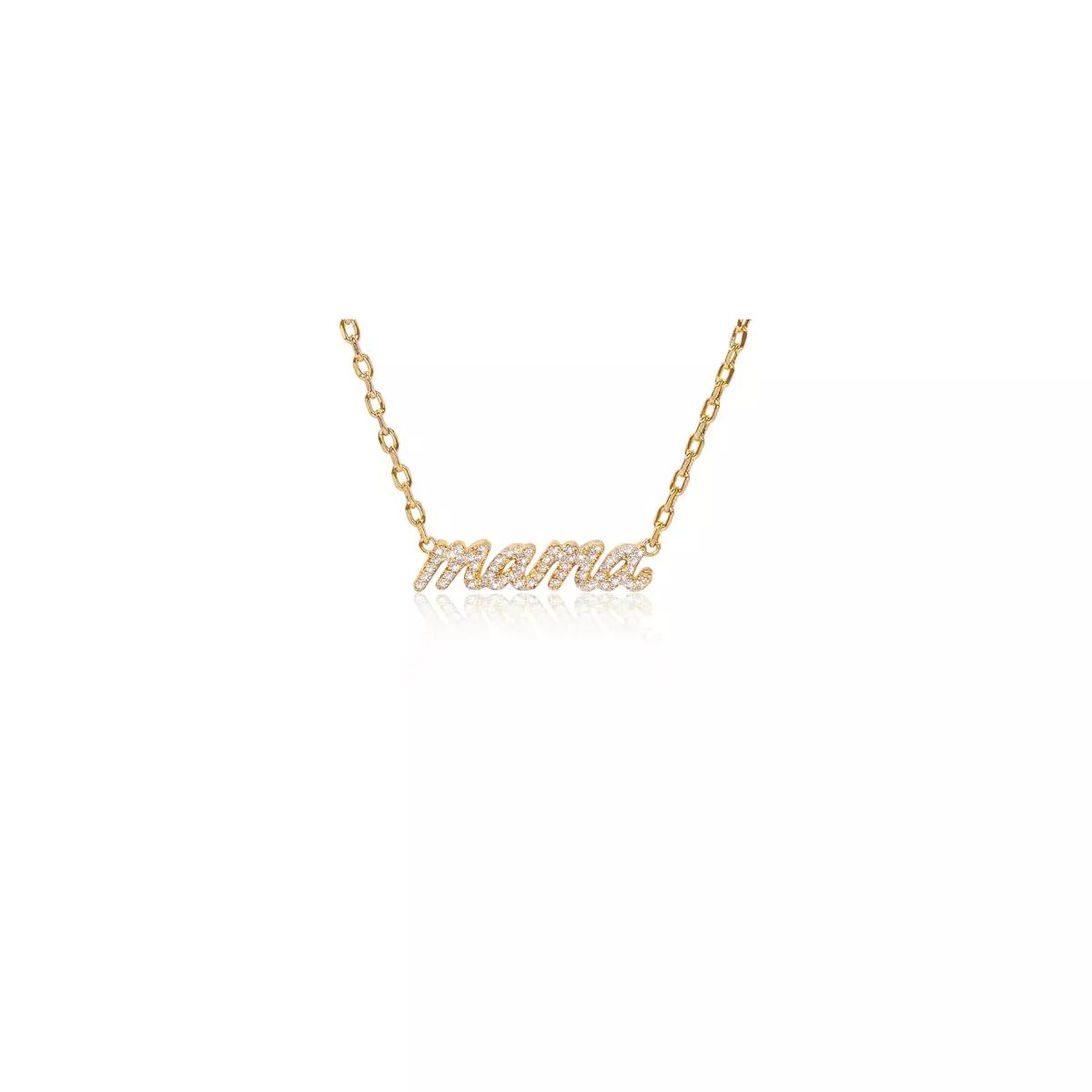 Benevolence LA 14K Gold Dipped Mama Bracelet with Pave Stones | Target