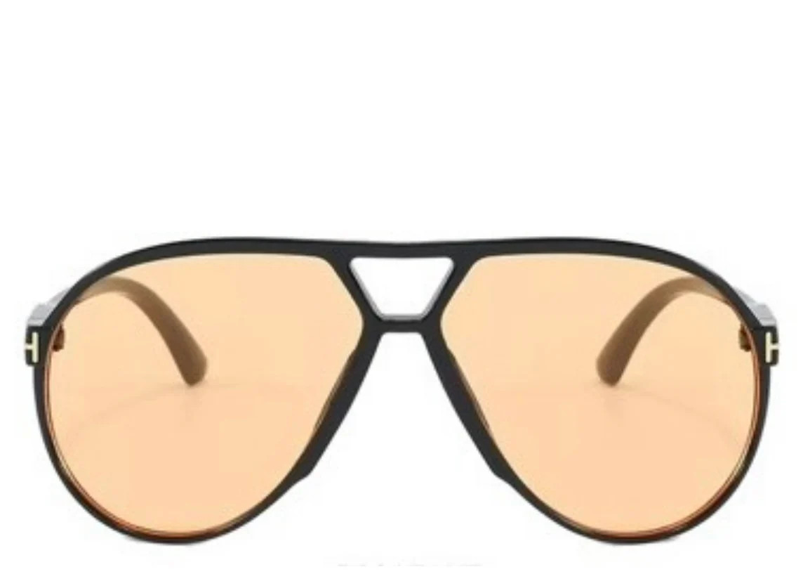 Chicago Oversized Round Peach Sunglasses | Jewel Boutique