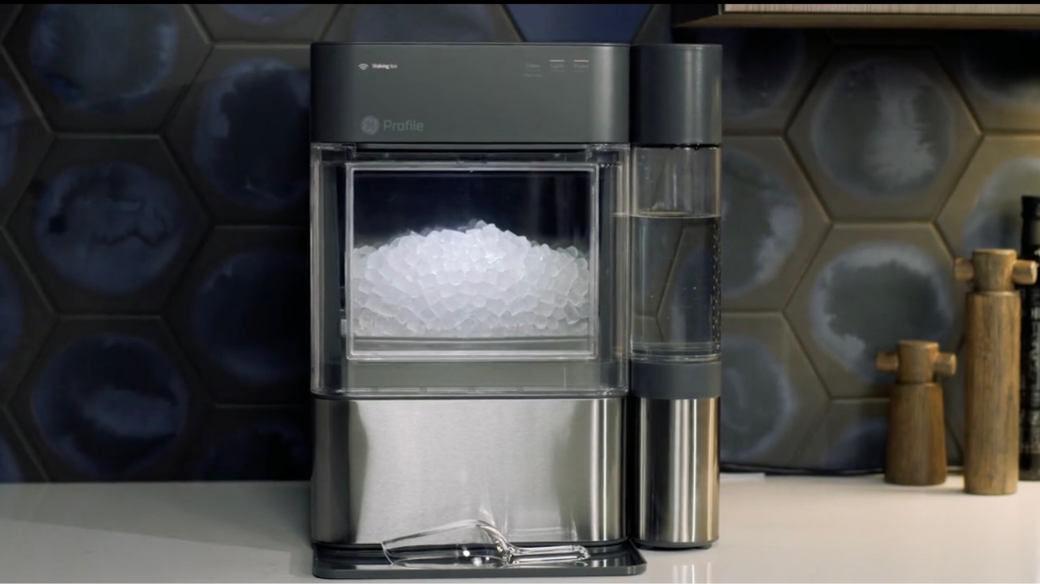 GE Profile™ Opal™ Nugget Ice Maker with Side Tank, Countertop Icemaker, Stainless Steel