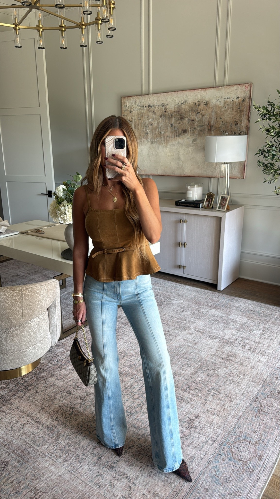 Fave new Anthro items!! 
Small top
27 denim