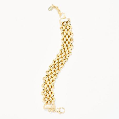 Bellezza Bronze Chainmail 7" Bracelet | HSN