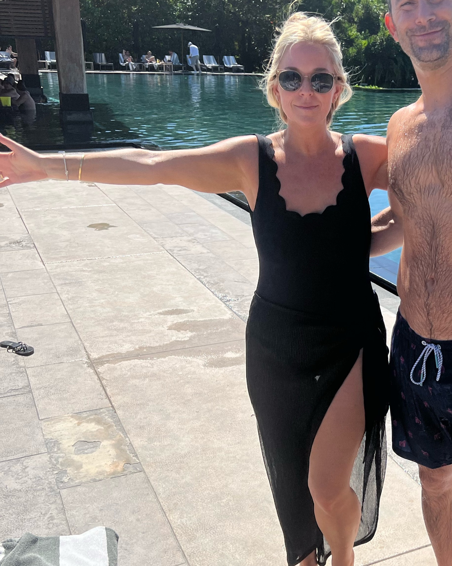 I think I own every Good American swim/coverup piece. This black sarong is one of 400 of my must-have-pieces and they always have the best sales!

#LTKunder100 #LTKFind #LTKswim