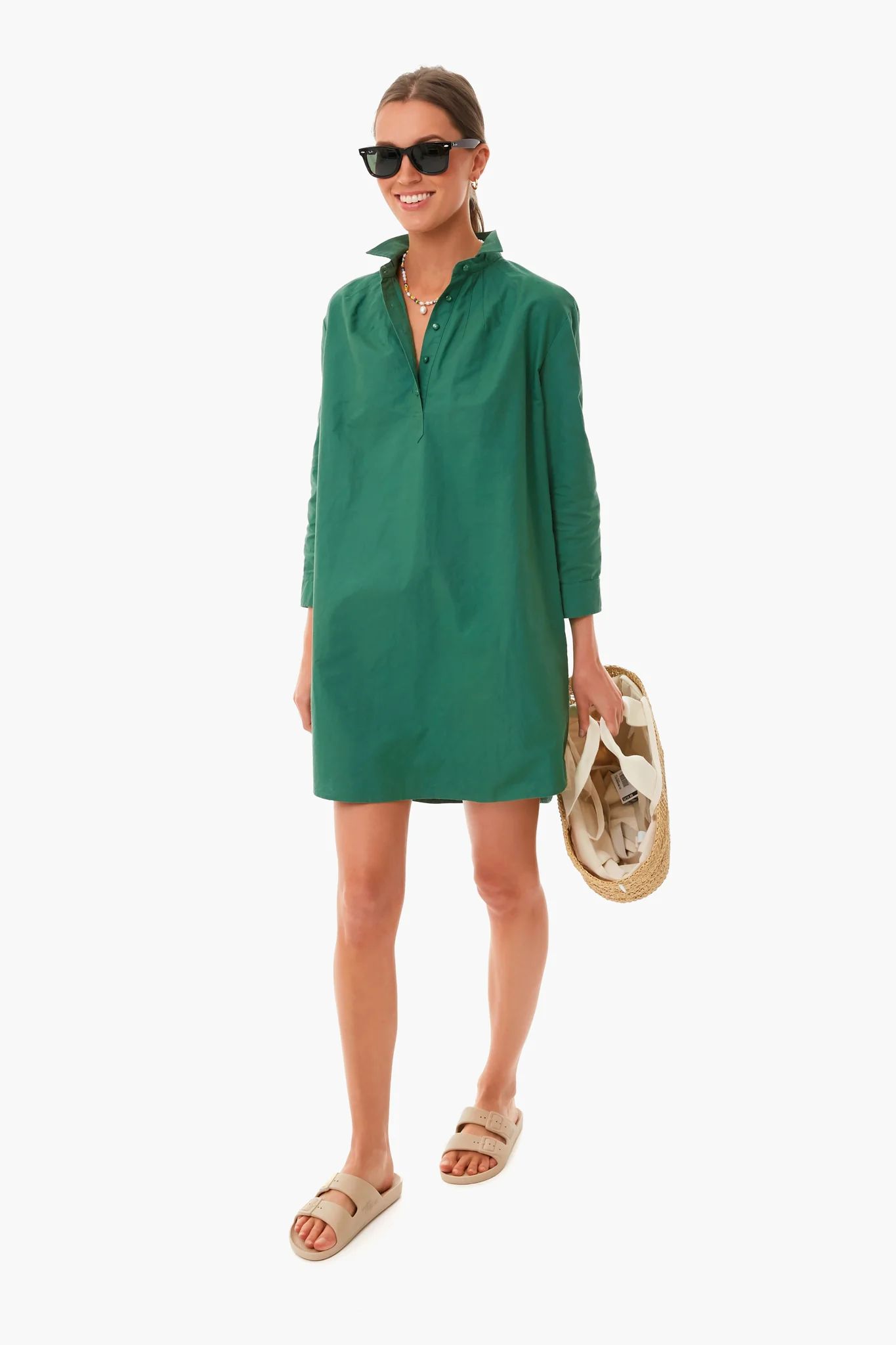 Green Polly Dress | Tuckernuck (US)