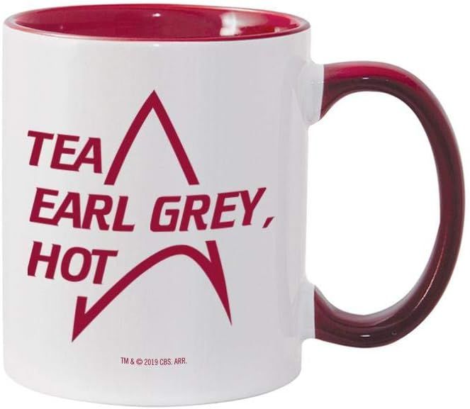 Star Trek: The Next Generation Tea Earl Grey Hot 11 oz Two-Tone Mug | Amazon (US)
