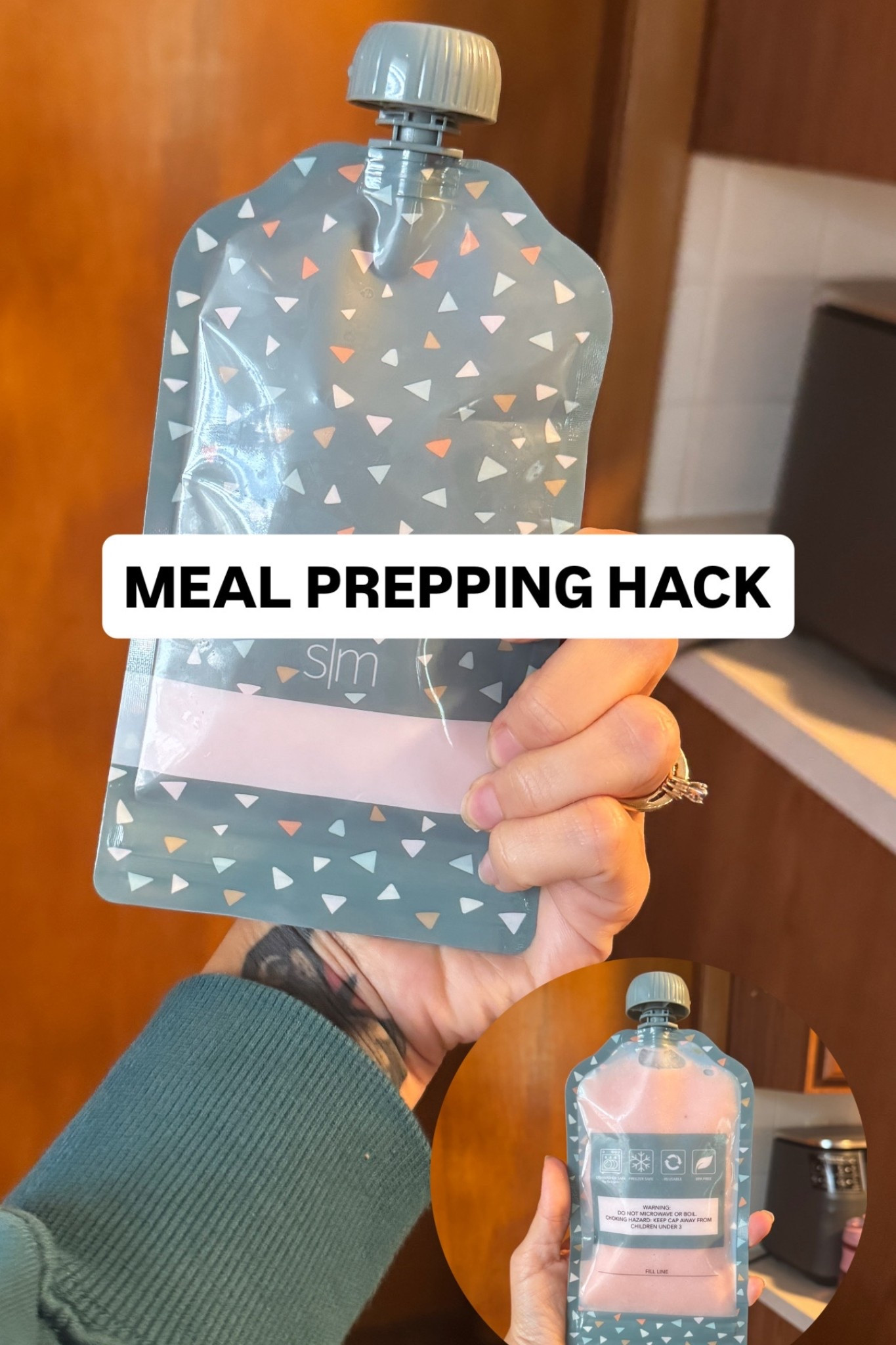 I bought these simple modern reusable food pouches to make my life easier AND get my kids to eat more fruits + protein. I’ve been making smoothies with Greek yogurt and then storing them in these bags. In the morning, they just drink one with their breakfast! So simple and efficient! 

#LTKFamily #LTKKids #LTKFallSale