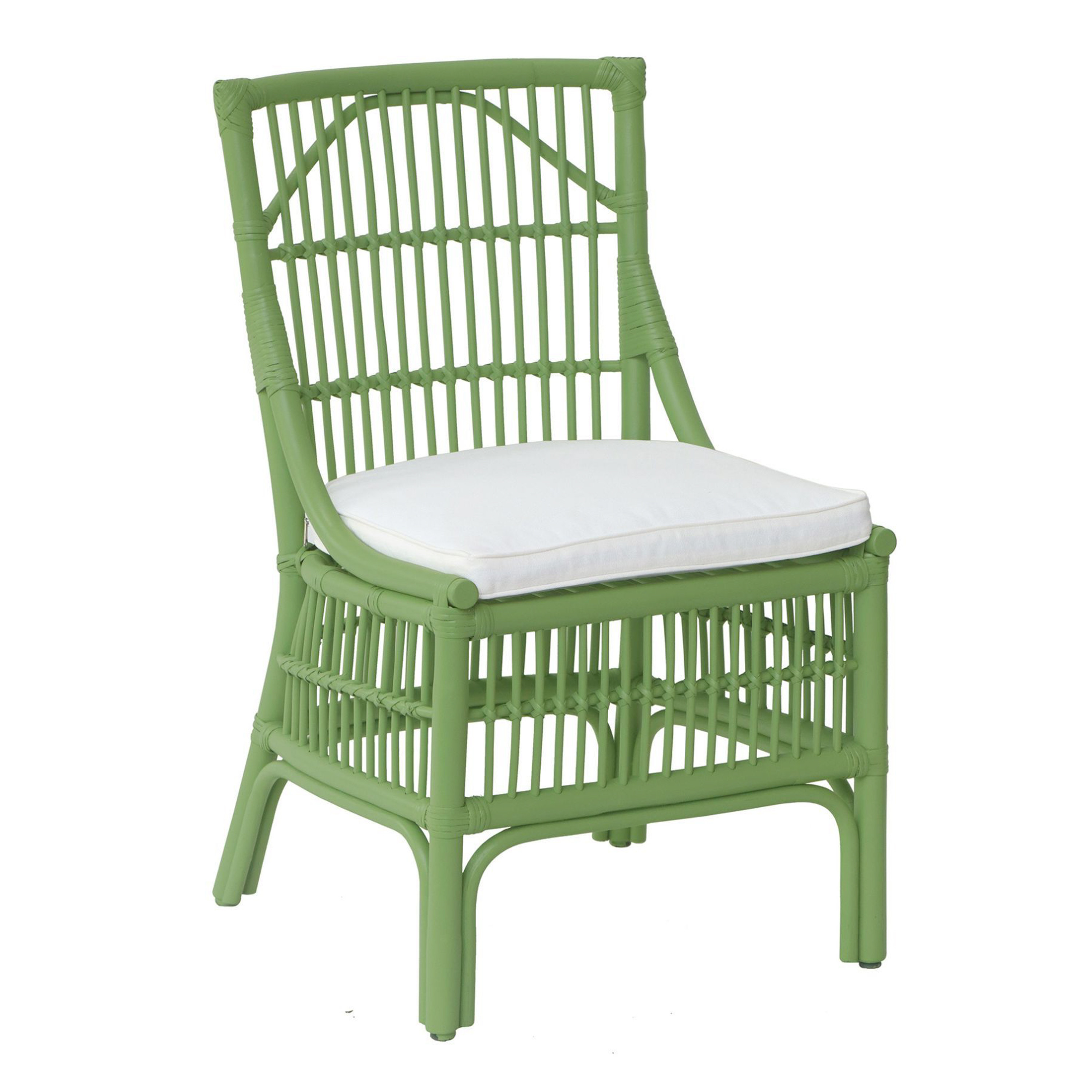 Cunard Rattan Slat Back Upholstered Dining Chair 2 Piece Set | World Market