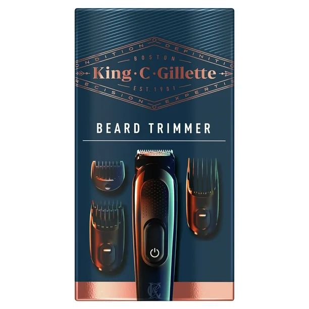 King C. Gillette Cordless Men's Beard Trimmer Shave Kit | Walmart (US)