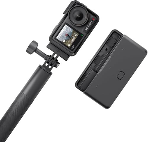 DJI Osmo Action 4 Adventure Combo, 4K/120fps Waterproof Action Camera with a 1/1.3-Inch Sensor, 10-bit & D-Log M Color Performance, Up to 7.5 h with 3 Batteries, Outdoor Camera for Travel, Biking | Amazon (US)