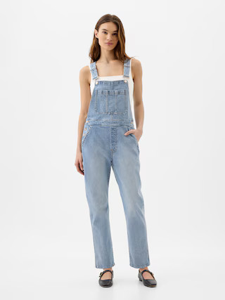 Slouchy Denim Overalls | Gap Factory