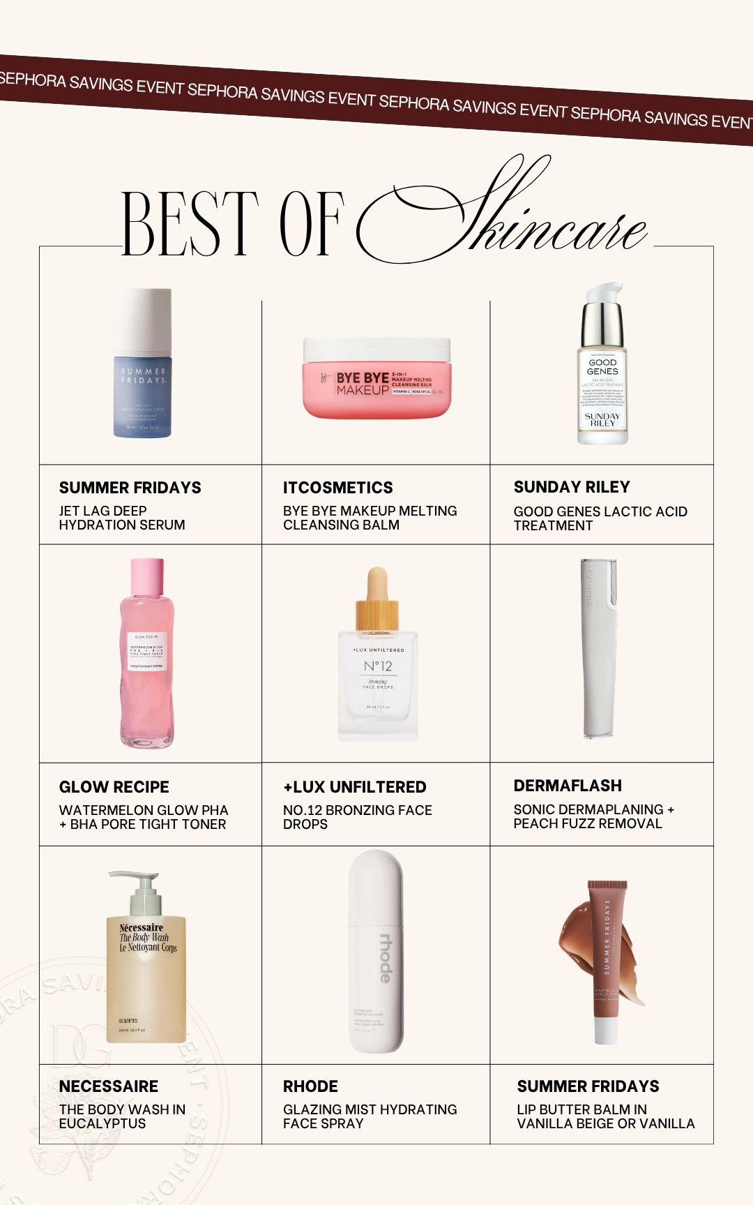 My top skincare recommendations from the SEPHORA SALE // Sephora skincare, Sephora skincare favorites, skincare essentials, skincare must haves, daily skincare routine, glowing skin, glowy skin, summer Fridays, it cosmetics, Sunday Riley, lactic acid treatment, bronzing face drops, toner, dermaplaning 

 

#LTKSeasonal #LTKSaleAlert #LTKBeauty