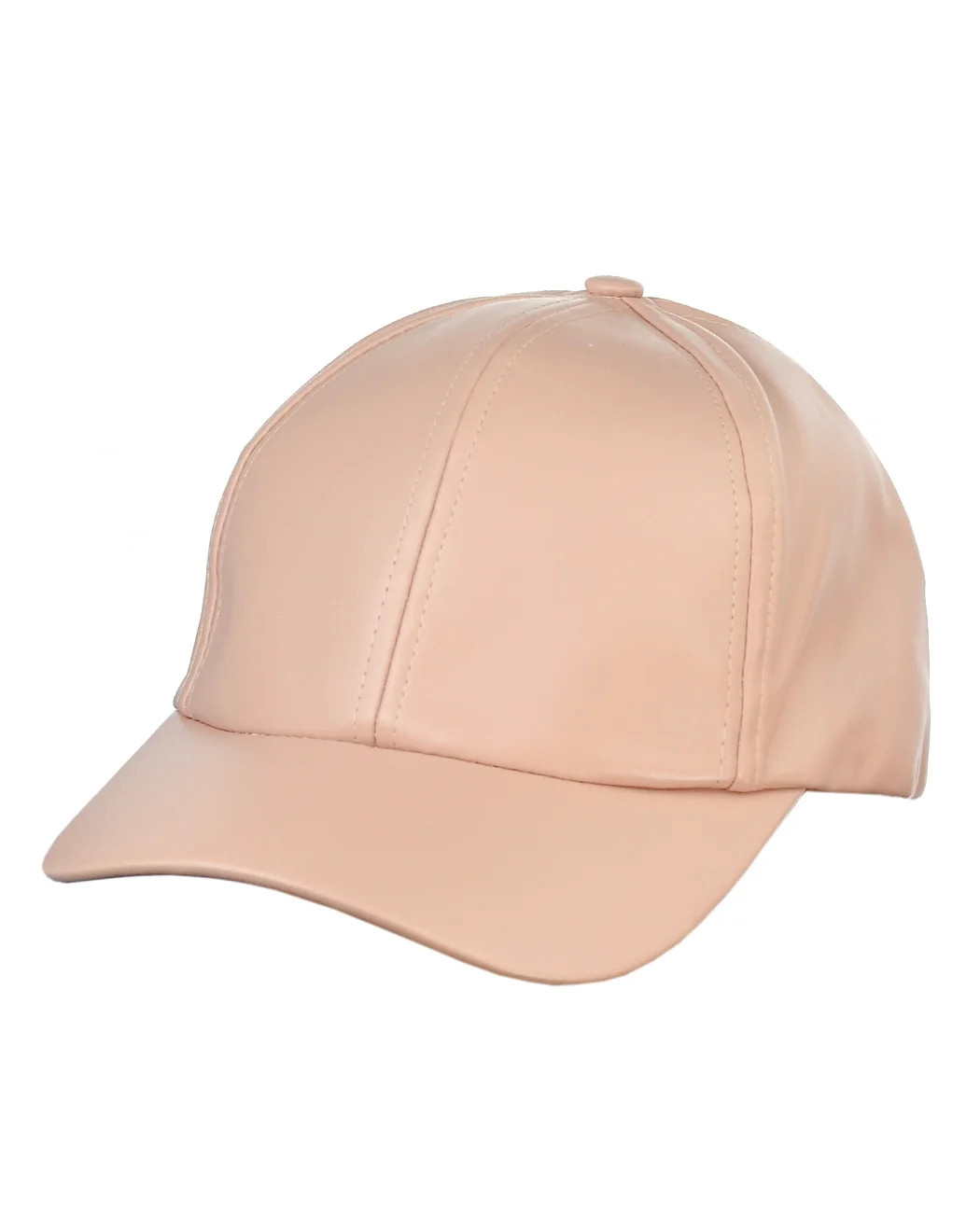NYFASHION101 Unisex Soft PU Leather Precurved Baseball Cap, Brown | Walmart (US)