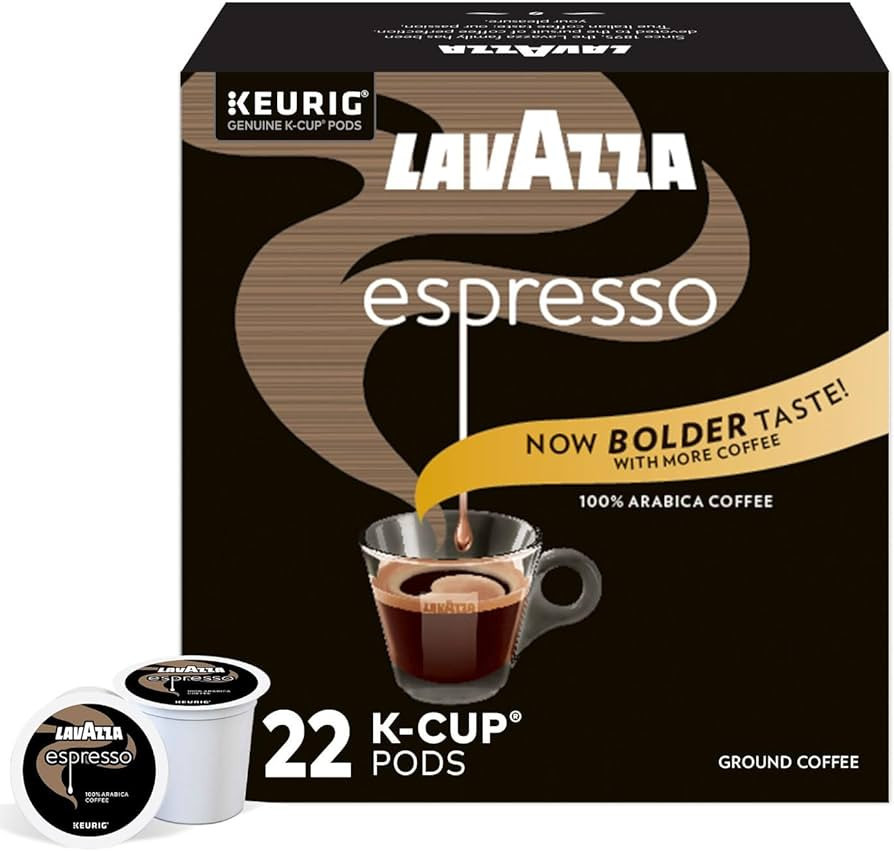 Lavazza Espresso Italiano Single-Serve Coffee K-Cup® Pods for Keurig® Brewer, Medium Roast, 22 ... | Amazon (US)