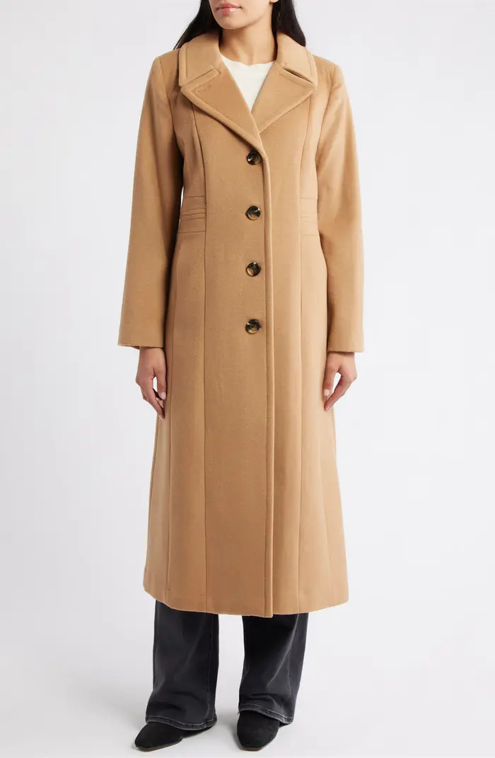 Wool Blend Longline Coat | Nordstrom