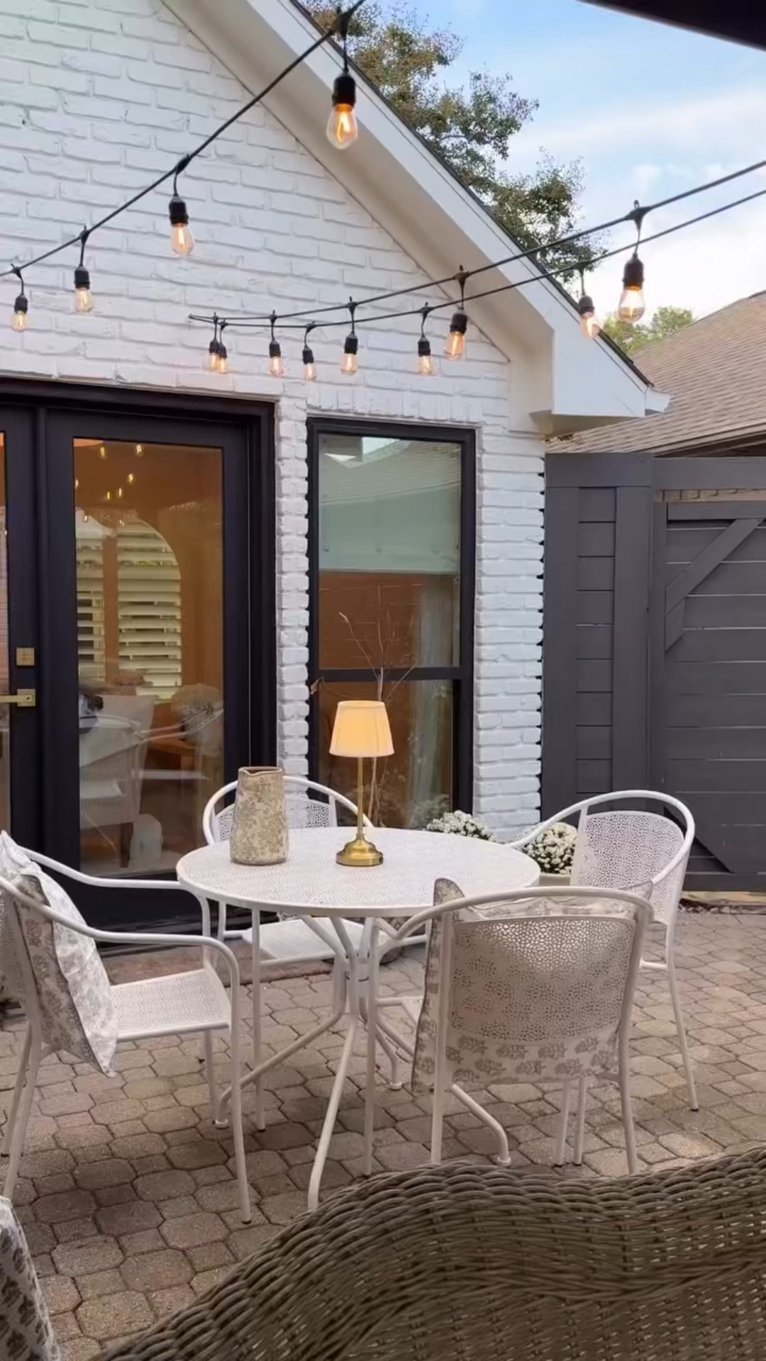 Dreamy outdoor space! Get this dining set for under $500🤍🎀🏡

#LTKHome #LTKStyleTip