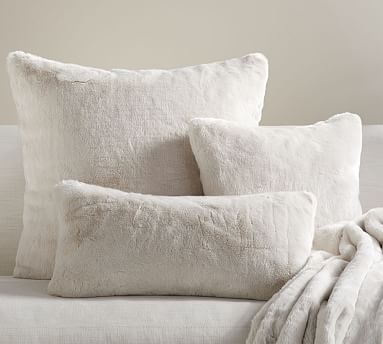 Faux Fur Alpaca Pillow Covers | Pottery Barn (US)