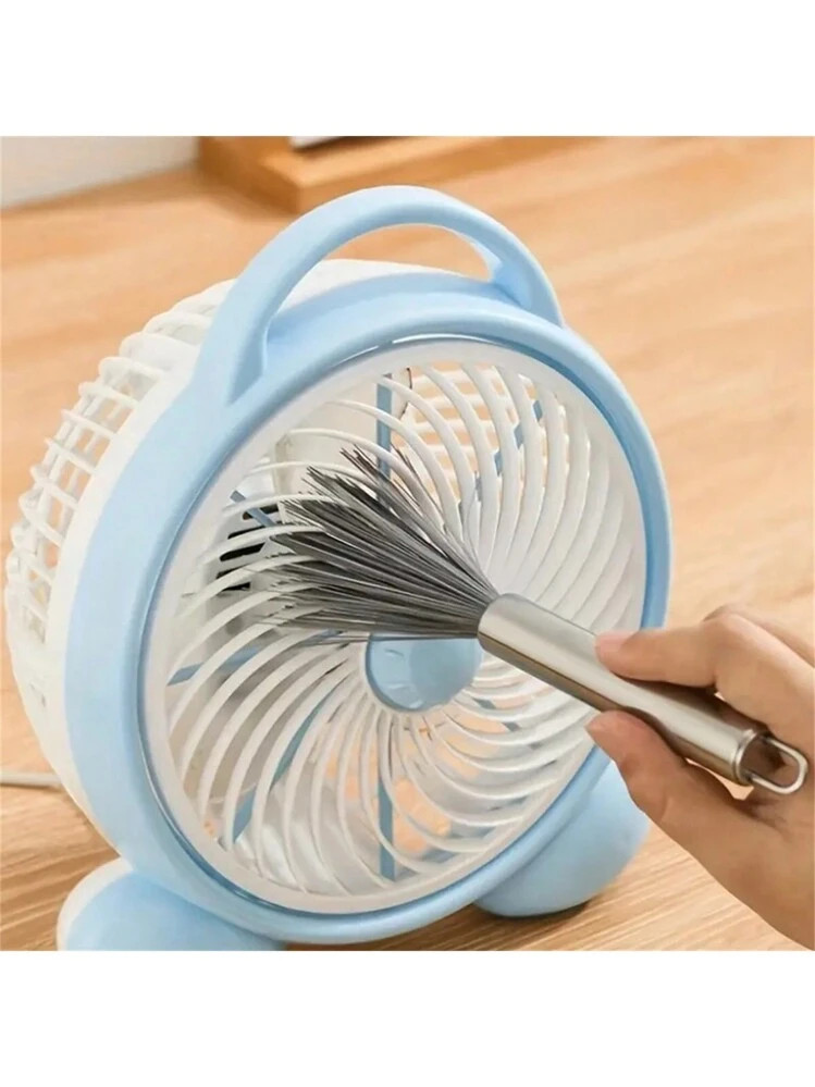 1pc Multi-Purpose Long Handle Cleaning Brush, Stainless Steel Material, No Power Needed, Suitable... | SHEIN