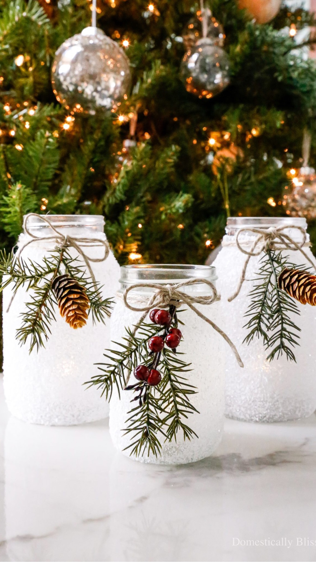These DIY Sparkling Snowy Candle Holders are so fun and can be enjoyed with a flameless candle, fairy lights, or even gifted with hot chocolate (in sealed packets) or gift cards.

See details:
https://domesticallyblissful.com/diy-sparkling-snowy-candle-holder/

🔗 Join our newsletter: https://domesticallyblissful.com/newsletter/ 

#LTKHoliday #LTKHome #LTKSeasonal