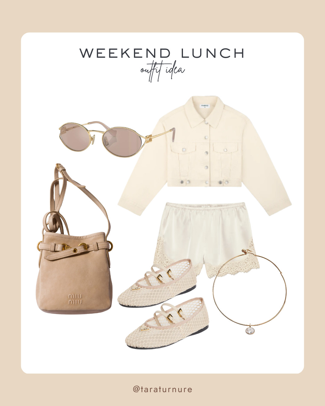 Lunch plans? Keeping it light with cream layers and delicate lace. The perfect mix of relaxed and refined for a weekend out. 

#WeekendStyle #NeutralAesthetic #OutfitInspo #MinimalistFashion #MonochromeStyle #ChicLook 

 #LTKootd #LTKfoodie #LTKBeauty