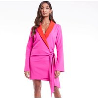 Never Fully Dressed Women's Chloe Blazer Dress - Pink | The Hut (UK)