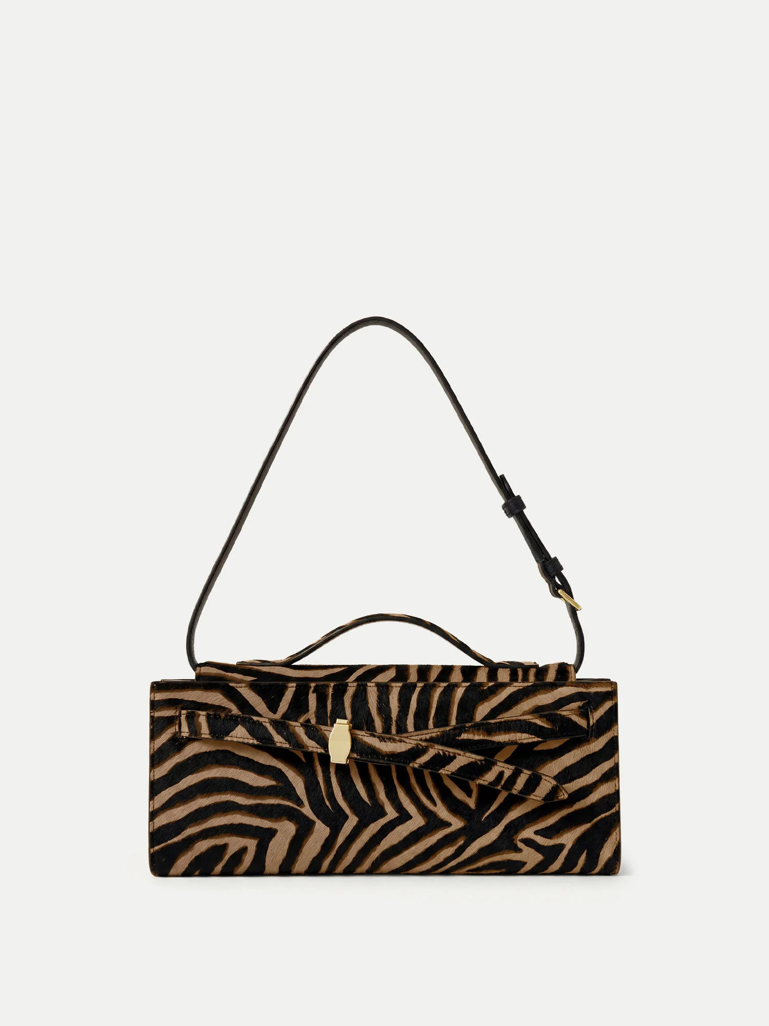 Calf Hair Veronica Beard Dash Clutch in Zebra | Veronica Beard | Veronica Beard