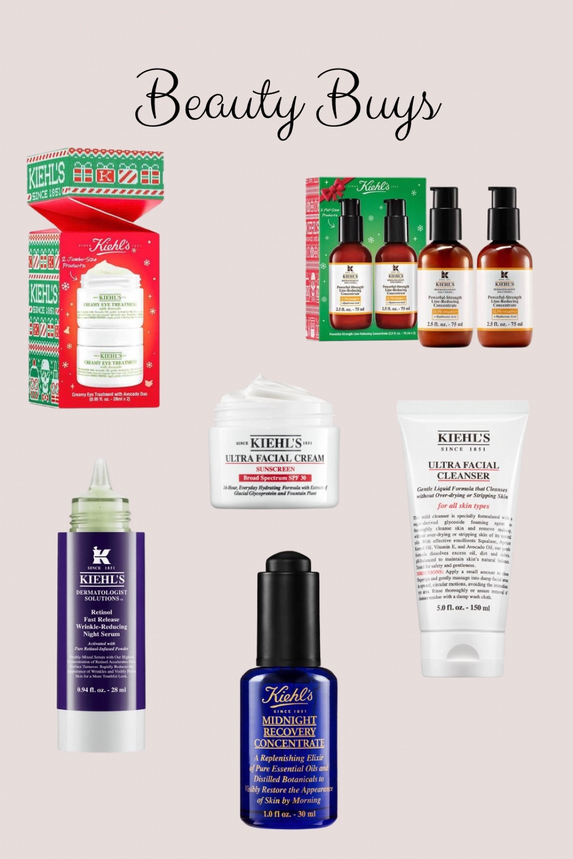 Beauty favorites from Kiehls!

#LTKunder100 #LTKbeauty #LTKSale