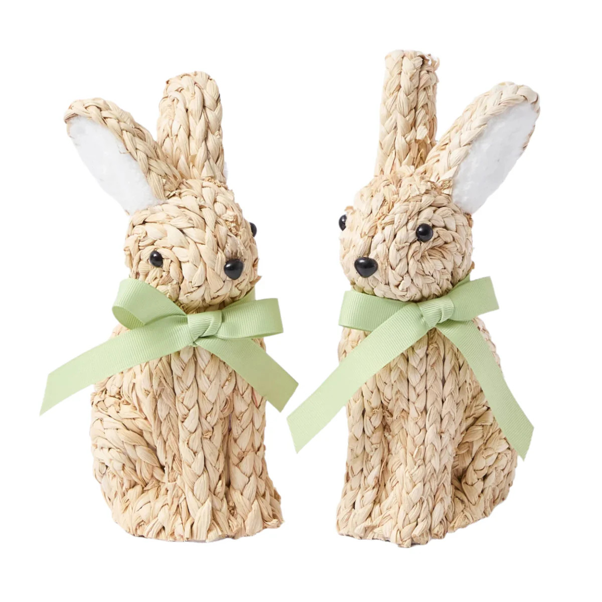 Small Raffia Rabbit, Set of 2 | Over The Moon